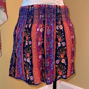 Patrons of Peace boho skort NWT M